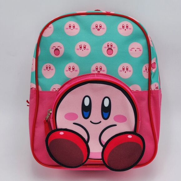 Bioworld Kirby Faces Nintendo 11" Mini Backpack - Picture 1 of 12